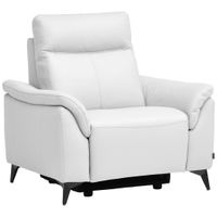 Belluti KRESLO, koža, biela