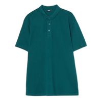 Cropp - Bombažna polo majica basic - temno turkizna