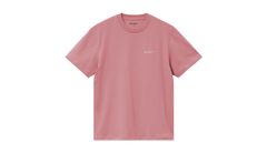 Carhartt WIP W' S/S Script Embroidery Tee Dusty RoseDámske - Tričká Carhartt WIP - Ružová - I032293_2D8_XX-M - Size: M