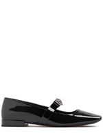 20mm Gianni Ribbon Patent Leather Flats
