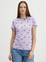 Puma Logo Power Tricou Violet