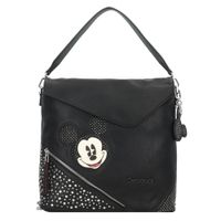 Desigual Torba za na rame 'Mickey Studstyle'  ecru/prljavo bijela / crvena / crna / srebro
