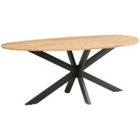 MID.YOU JEDÁLENSKÝ STÔL, akácia, čierna, farba akácie, 200/100/76 cm