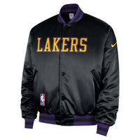 Nike NBA Los Angeles Lakers City Edition Premium Jacket - Pánske - Bunda Nike - Čierne - HQ5765-010 - Veľkosť: 2XL
