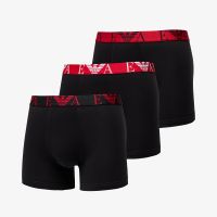 EA7 Emporio Armani Men's Knit 3-Pack Bo Nero/ Nero/ Nero M