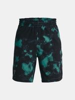 Under Armour Project Rock Printed Wvn Kinder Shorts Schwarz