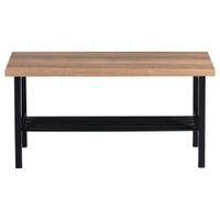 LAVICA DO PREDSIENE, čierna, farba duba, 80/41/30 cm