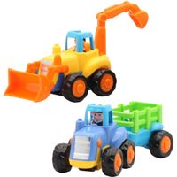 Alltoys Traktor s valníkem nakladač 4x4 Junior
