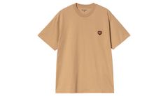 Carhartt WIP S/S Heart II Hartt T-Shirt Brown Pánske - Tričká Carhartt WIP - Hnedá - I035203_07E_XX-XL - Size: XL