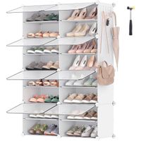 XXXL REGÁL NA TOPÁNKY, biela, 83/125/32 cm