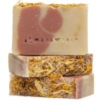 Almara Soap Natural Calendula натуральне мило для сухої та чутливої шкіри 90 гр