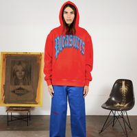 Pleasures Twitch Hoodie Burnt Orange - Pánske - Mikina Pleasures - Oranžové - P24SP027-ORANGE - Veľkosť: M