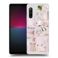 Silikónový čierny obal pre Sony Xperia 10 IV 5G - Glam Babe