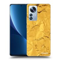 Silikónový čierny obal pre Xiaomi 12 Pro - Gold