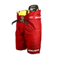 Nohavice Bauer Supreme Mach S23 JR, Junior, červená, M