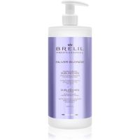 Brelil Professional Silver Blonde Sublimeches Mask masca hidratanta neutralizeaza tonurile de galben 1000 ml