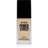 Avon Power Stay 24h trwały podkład z matowym wykończeniem odcień 125 G Warm Ivory 30 ml