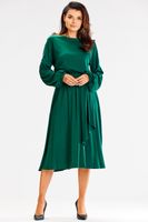 Awama Woman's Dress A602 Bottle Green