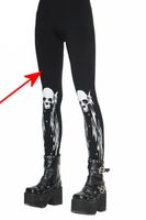 Damenhose (Leggings) DEVIL FASHION - BESCHÄDIGT M