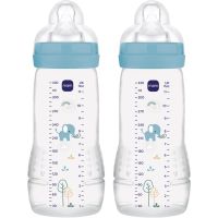 MAM Easy Active™ Baby Bottle дитяча пляшечка 4m+ Blue 2x330 мл