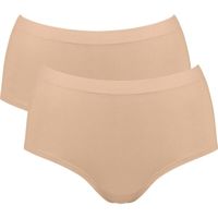 SLOGGI GO SENSE HIGHWAIST 2P Бикини с висока талия, бежово, размер
