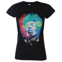 Koszulka metal damskie Jimi Hendrix - Galaxy - ROCK OFF - JHXTS14LB L