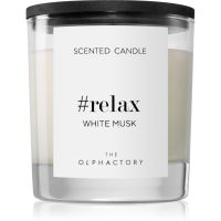 Ambientair Olphactory Black Design White Musk αρωματικό κερί (Relax) 200 γρ