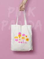 PINK PANDA лятна тоте чанта - Summer Tote Bag