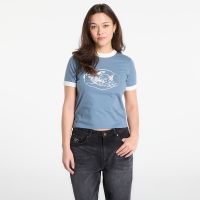 T-shirt Carhartt WIP W' S/S Reminiscing Ringer T-Shirt Velvet Blue L