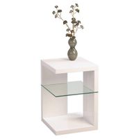 Xora PRÍRUČNÝ STOLÍK, biela