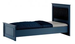 Posteľ 100x200cm amaya - tmavo modrá