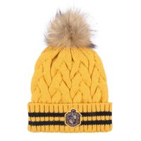 HAT TRICOT POM POM HARRY POTTER HUFFLEPUFF