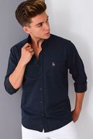 G785 DEWBERRY MEN'S SHIRT-NAVY-1