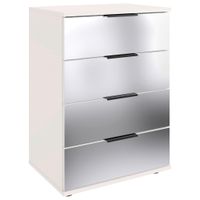 MID.YOU NOČNÝ STOLÍK, biela, 52/74/38 cm