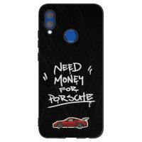 Silikónový čierny obal pre Honor 10 Lite - Dark Racer