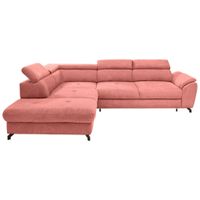 Stylife ROHOVÁ SEDAČKA, textil, koralová