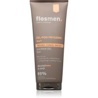 FlosLek Laboratorium FlosMen gel za prhanje 3v1 za moške 225 ml