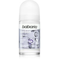 Babaria Deodorant Cotton antiperspirant roll-on s hranilnim učinkom 50 ml