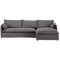 Livetastic ROHOVÁ SEDAČKA, textil, šedá