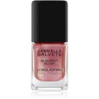 Gabriella Salvete Longlasting Enamel długotrwały lakier do paznokci z perłowym blaskiem odcień 90 Sunset Blush 11 ml