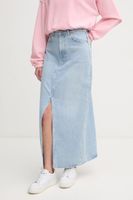 Pepe Jeans Bavlnená rifľová sukňa MAXI SKIRT HW STUD