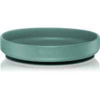 Petite&Mars Take&Match Silicone Plate krožnik s priseskom Misty Green 6 m+ 1 kos