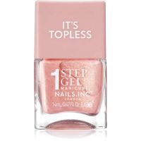Nails Inc. It’s Topless τζελ βερνίκι νυχιών για μακρόχρονη επίδραση απόχρωση Remi Nude Shimmer 14 ml