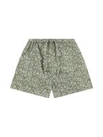Printed Stretch Cotton Shorts