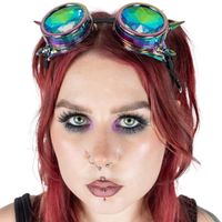cyber okulary (steampunkowe) POIZEN INDUSTRIES - KALEIDOSCOPE - MULTI