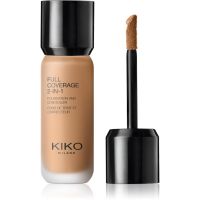 KIKO Milano Full Coverage 2-In-1 Make-up und Korrektor 2 in 1 Farbton 95 Neutral Rose 25 ml