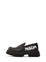 Leather Loafers W/ Logo
