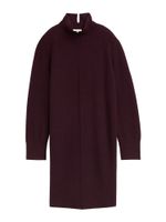 TOM TAILOR Pletena haljina  bordo