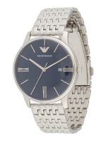 Emporio Armani Analogni sat  tamno plava / srebro