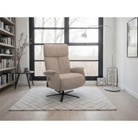 Sit & More RELAXAČNÉ KRESLO, textil, cappuccino